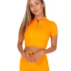 Elite Eleven Aura Zip Tee - Bright Orange