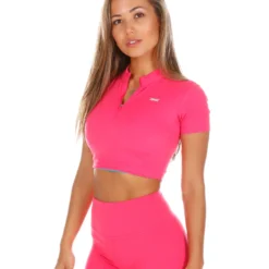 Elite Eleven Aura Zip Tee - Pink