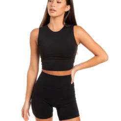 Elite Eleven Aura Boxy Tank - Black