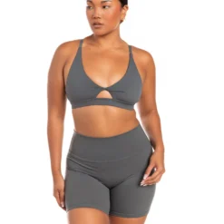 Elite Eleven Micro Twist Bra - Cloud Grey