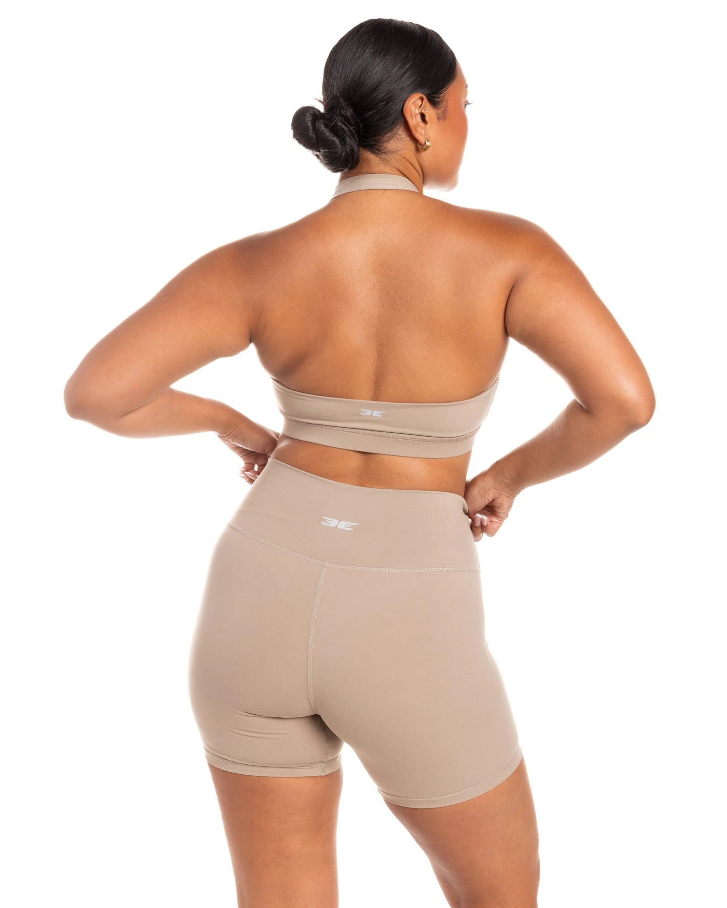 Elite Eleven Halter Bra - Vintage Khaki - Image 6