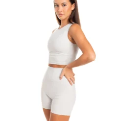 Elite Eleven Aura Boxy Tank - Moonlight Grey