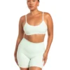 Elite Eleven Micro Contrast Bra - Soft Jade