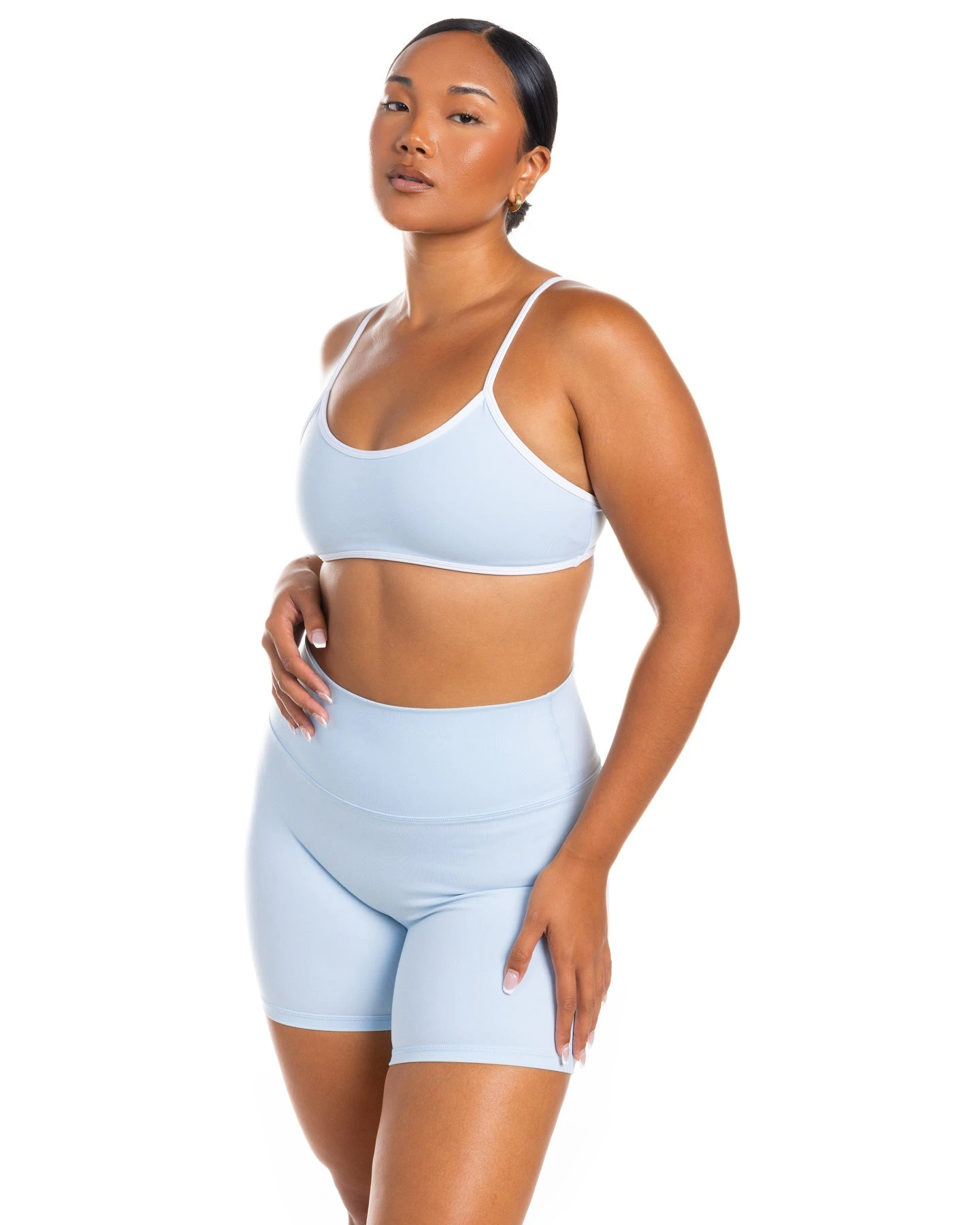 Elite Eleven Micro Contrast Bra - Sky Blue - Image 5