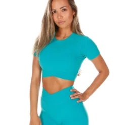 Elite Eleven Cross Over Tee - Teal