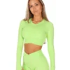 Elite Eleven Cross Over Long Sleeve - Lime
