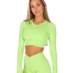 Elite Eleven Cross Over Long Sleeve - Lime