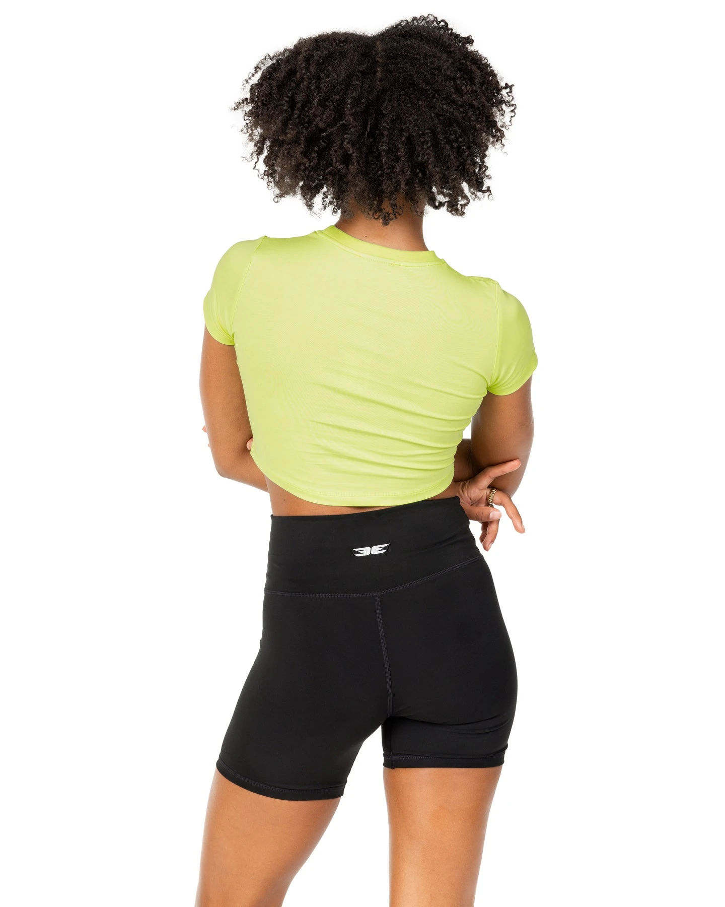 Elite Eleven Elite Crop Tee - Lime - Image 3