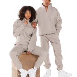 Elite Eleven Classic 1/4 Zip - Taupe