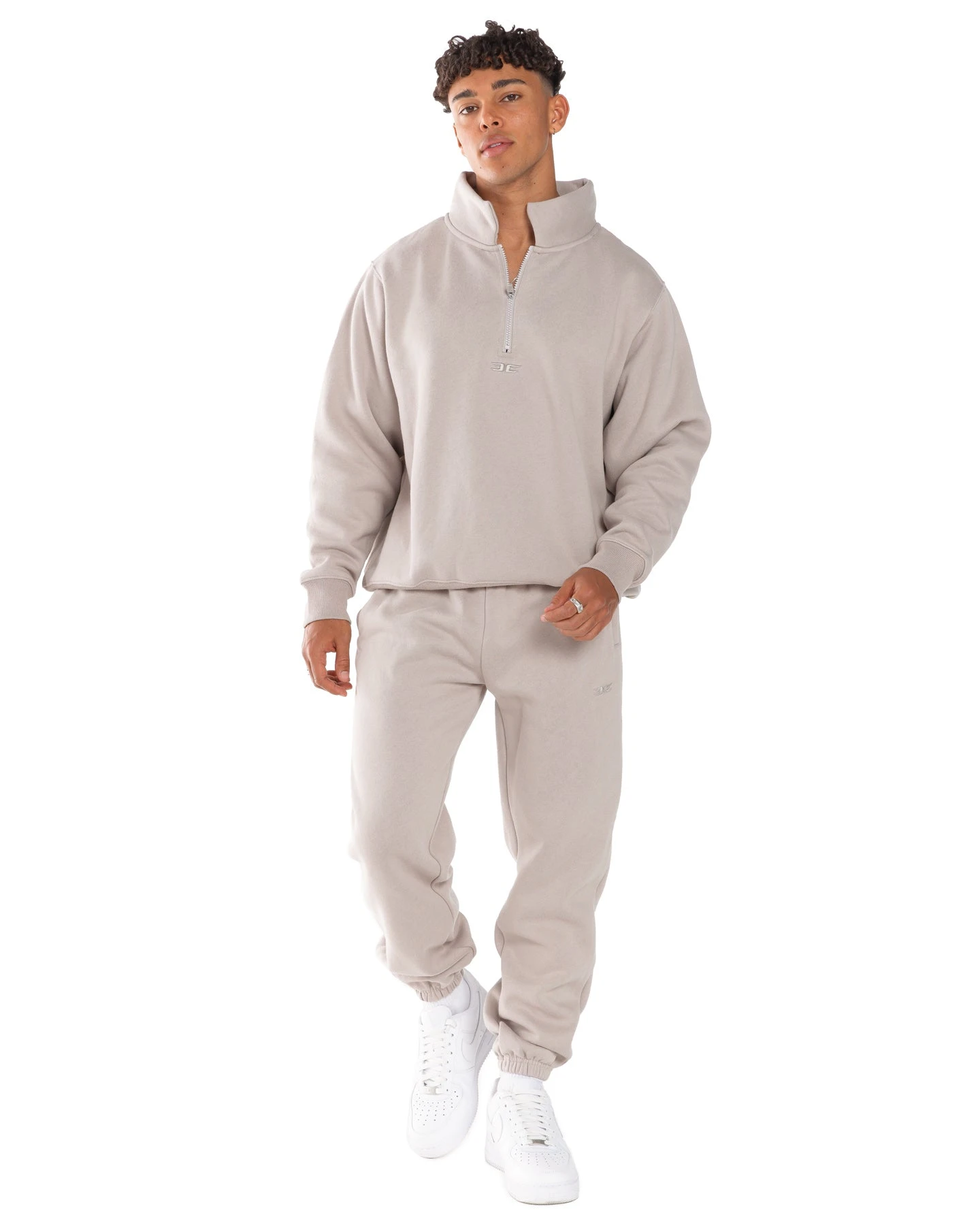 Elite Eleven Classic 1/4 Zip - Taupe - Image 5