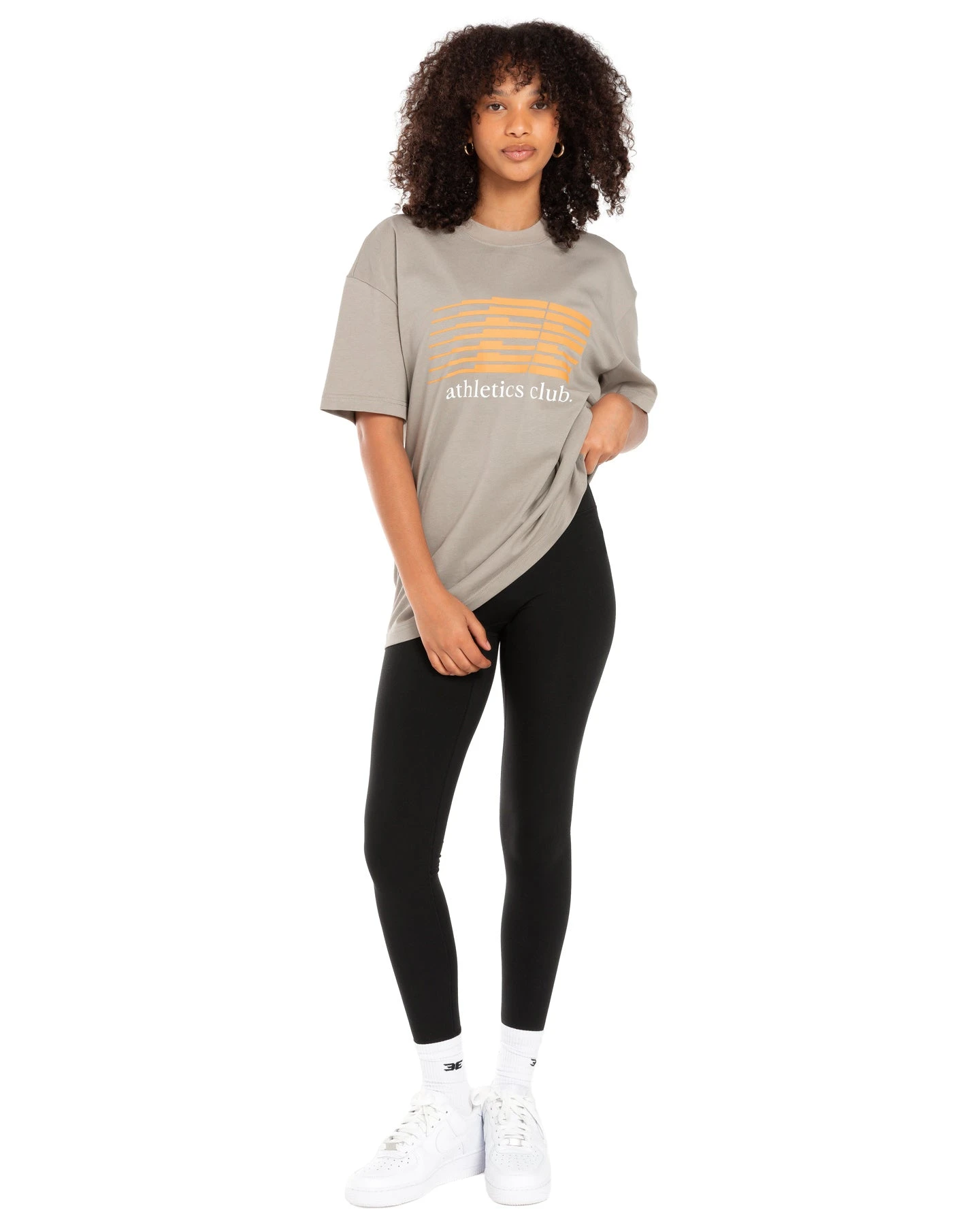 Elite Eleven Athletics Club Tee - Khaki - Image 4