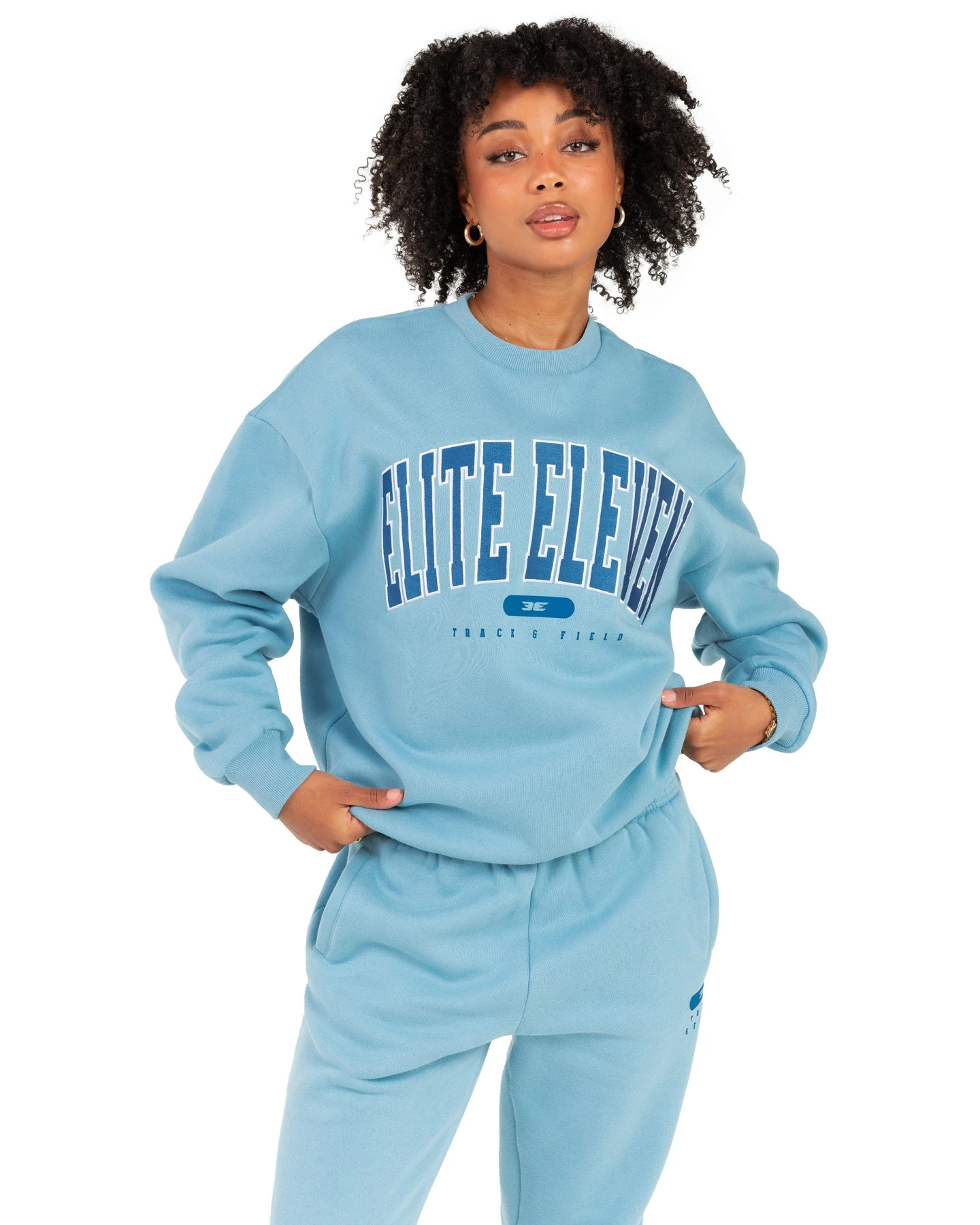 Elite Eleven Track & Field Crewneck - Blue - Image 2