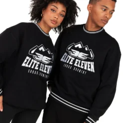 Elite Eleven Cross Country Crewneck - Black