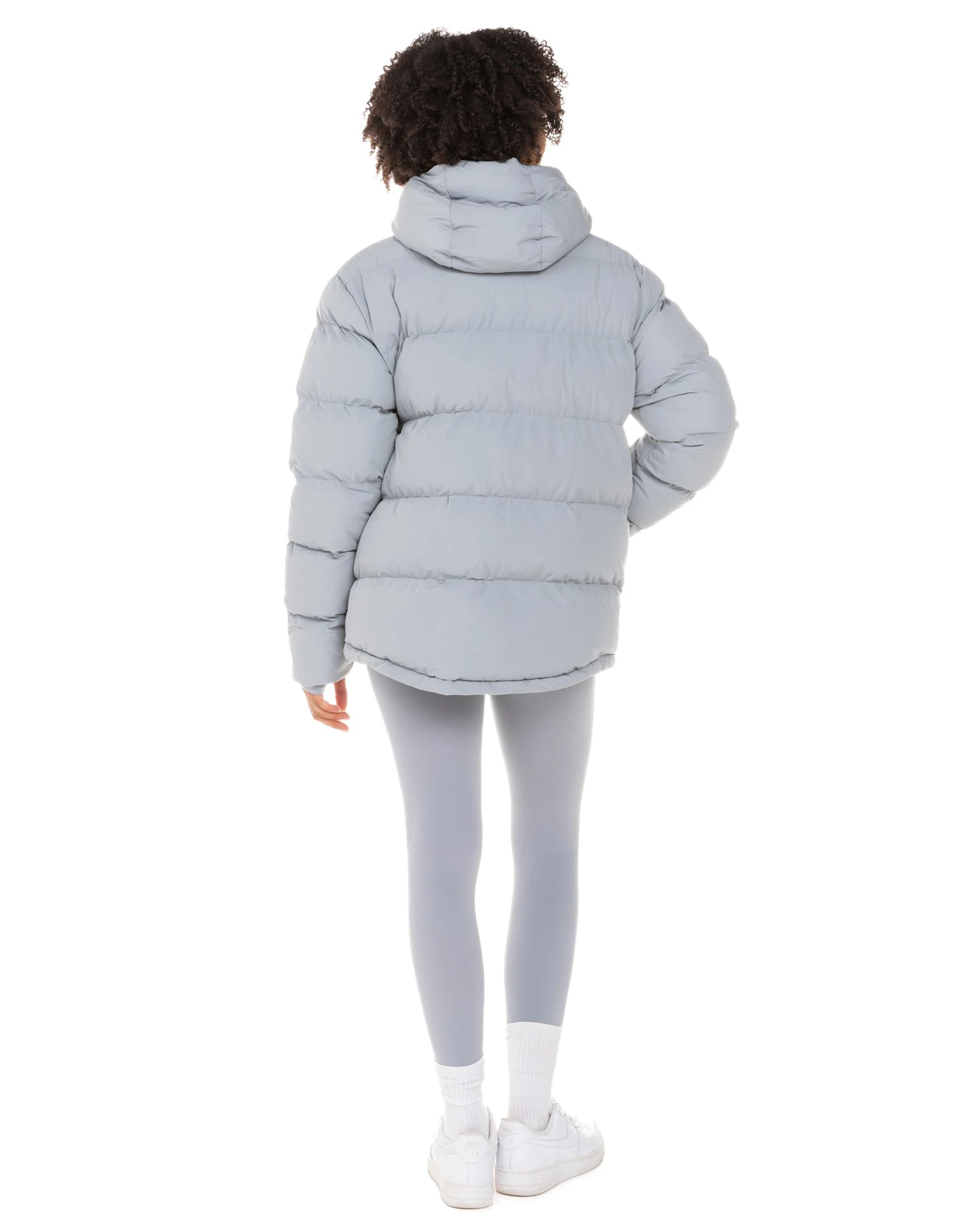 Elite Eleven Unisex Puffer Jacket - Steel Grey - Image 6