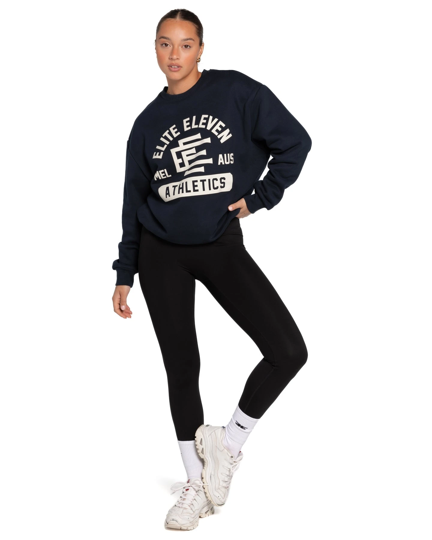 Elite Eleven Athletics Team Crewneck - Navy - Image 5