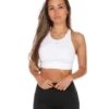 Elite Eleven Impact Sports Bra - White