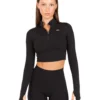 Elite Eleven Auraluxe Crop Long Sleeve - Black