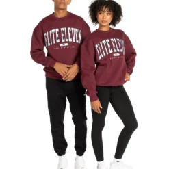 Elite Eleven Track & Field Crewneck - Burgundy