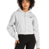 Elite Eleven Cropped Classic Zip Through - Grey