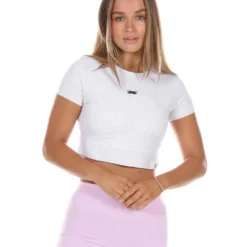 Elite Eleven Elite Crop Tee - Polar Grey