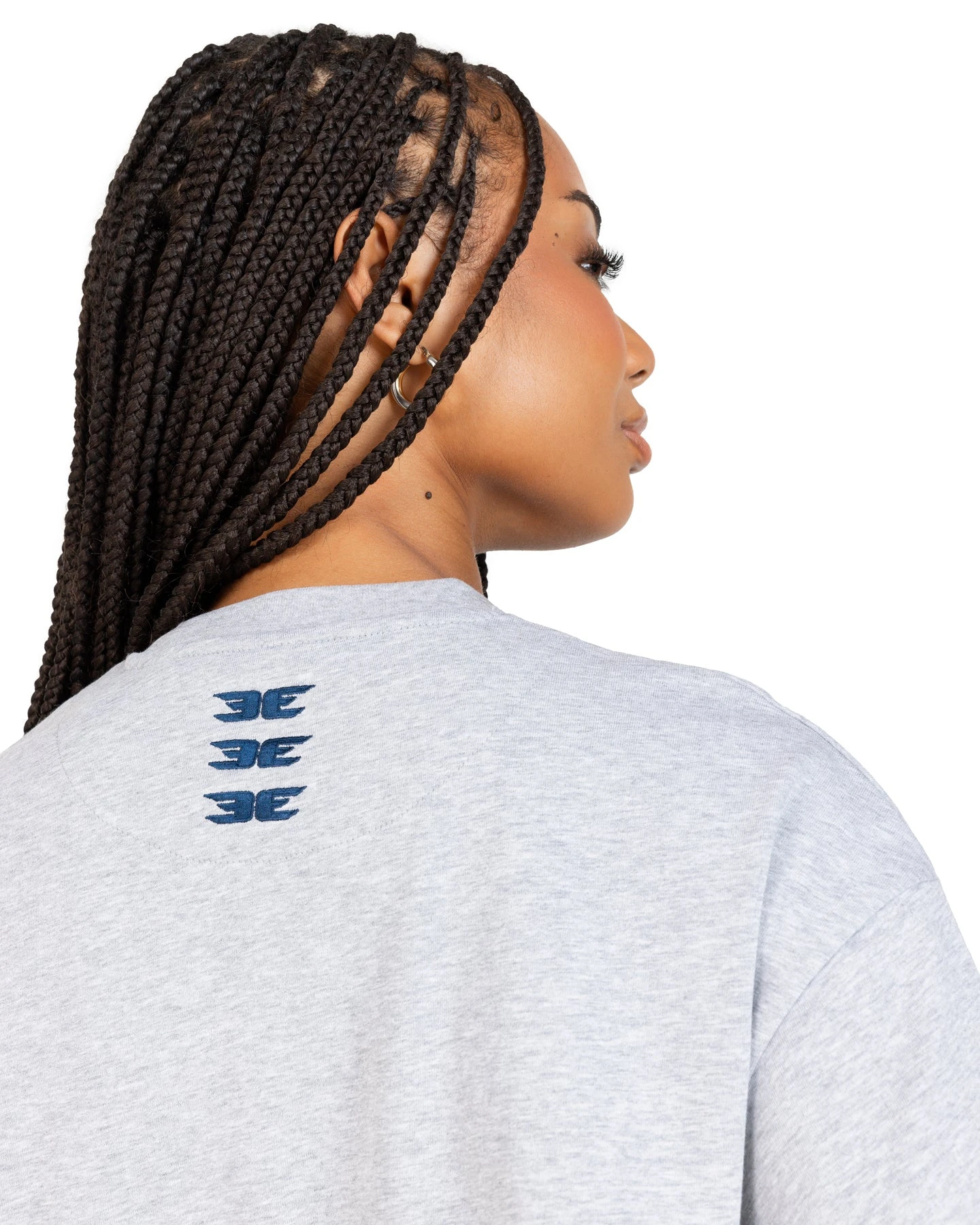 Elite Eleven Women's Cropped Registered Tee - Grey - Image 2