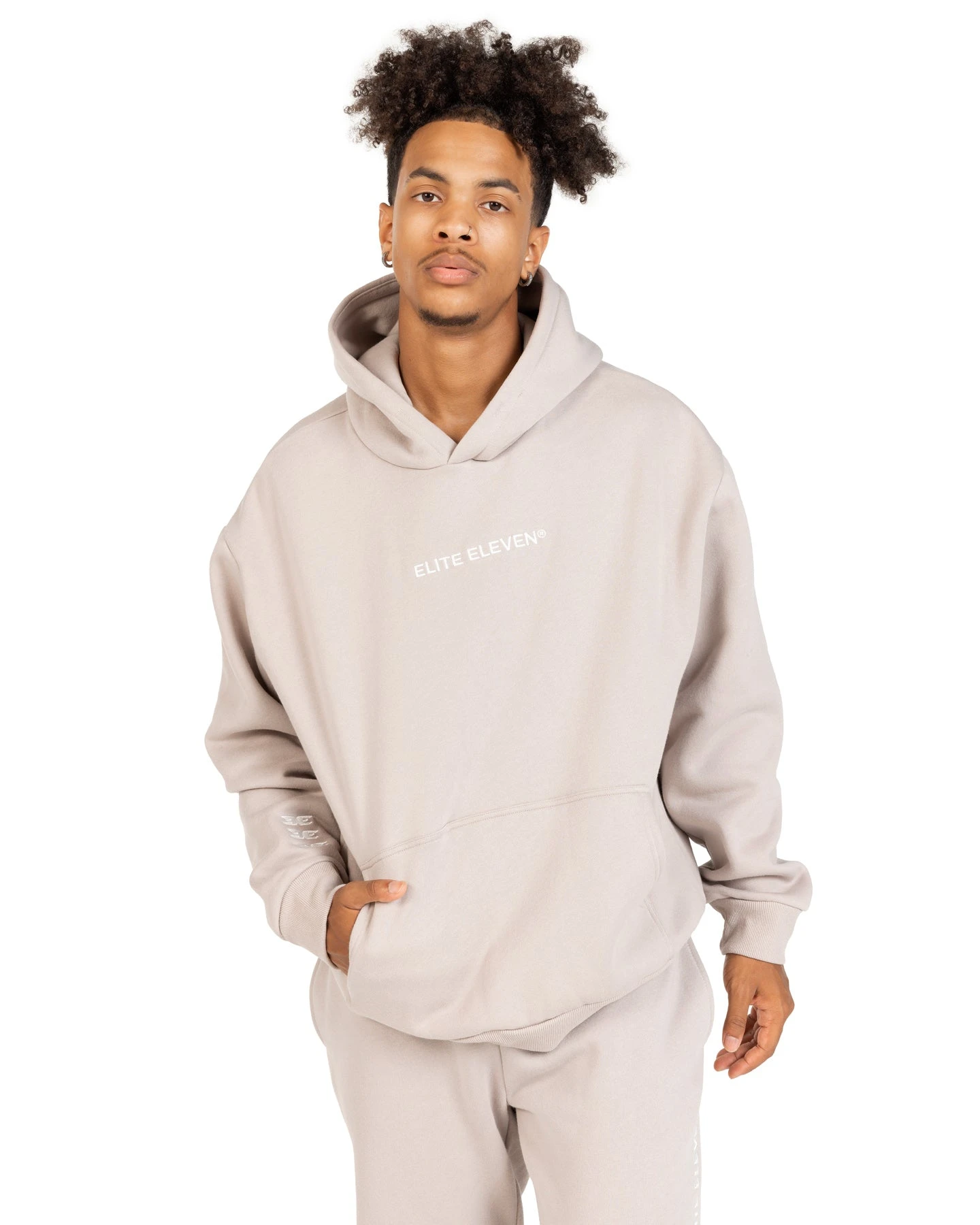 Elite Eleven Registered Hoodie - Taupe - Image 3
