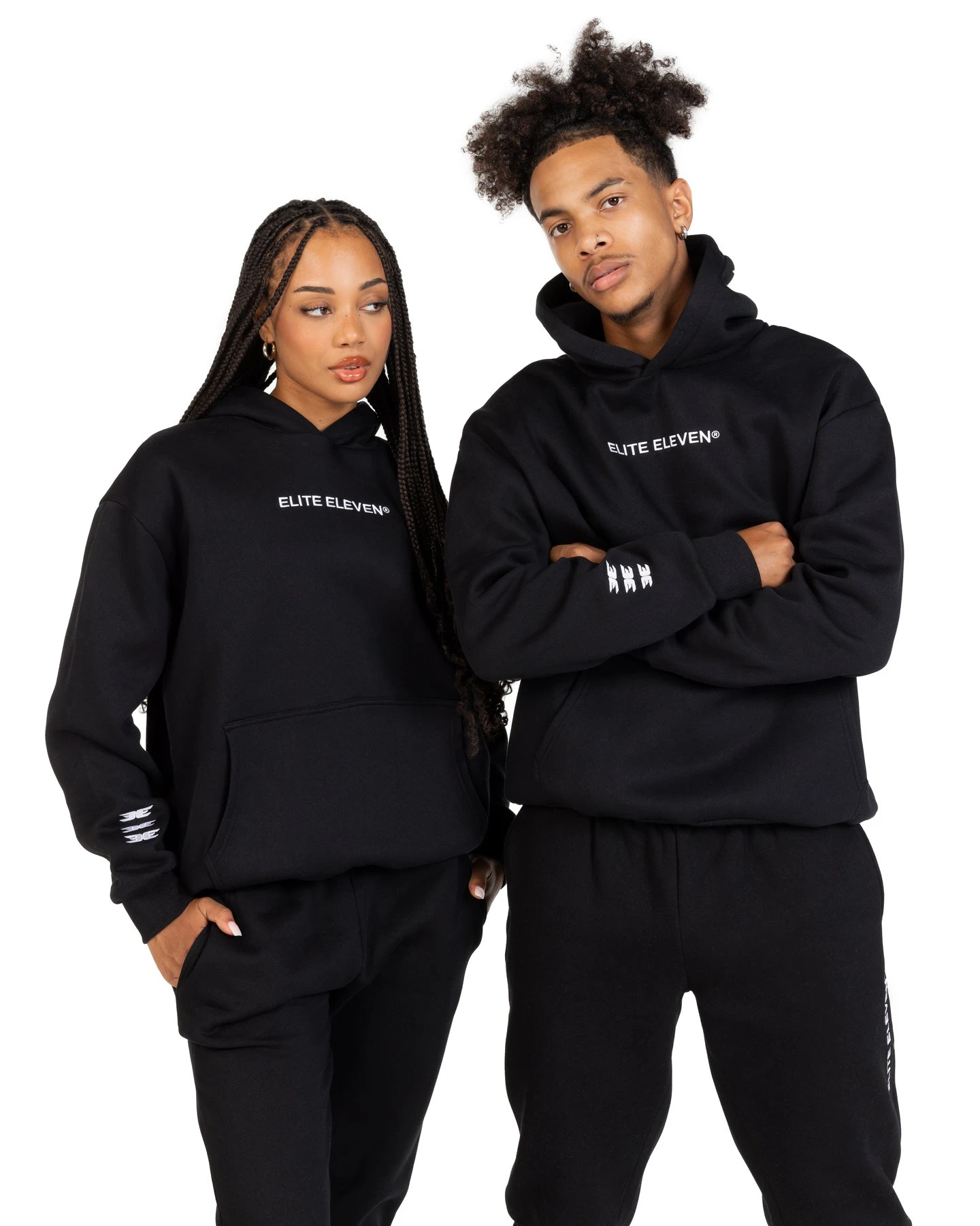 Elite Eleven Registered Hoodie - Black/White