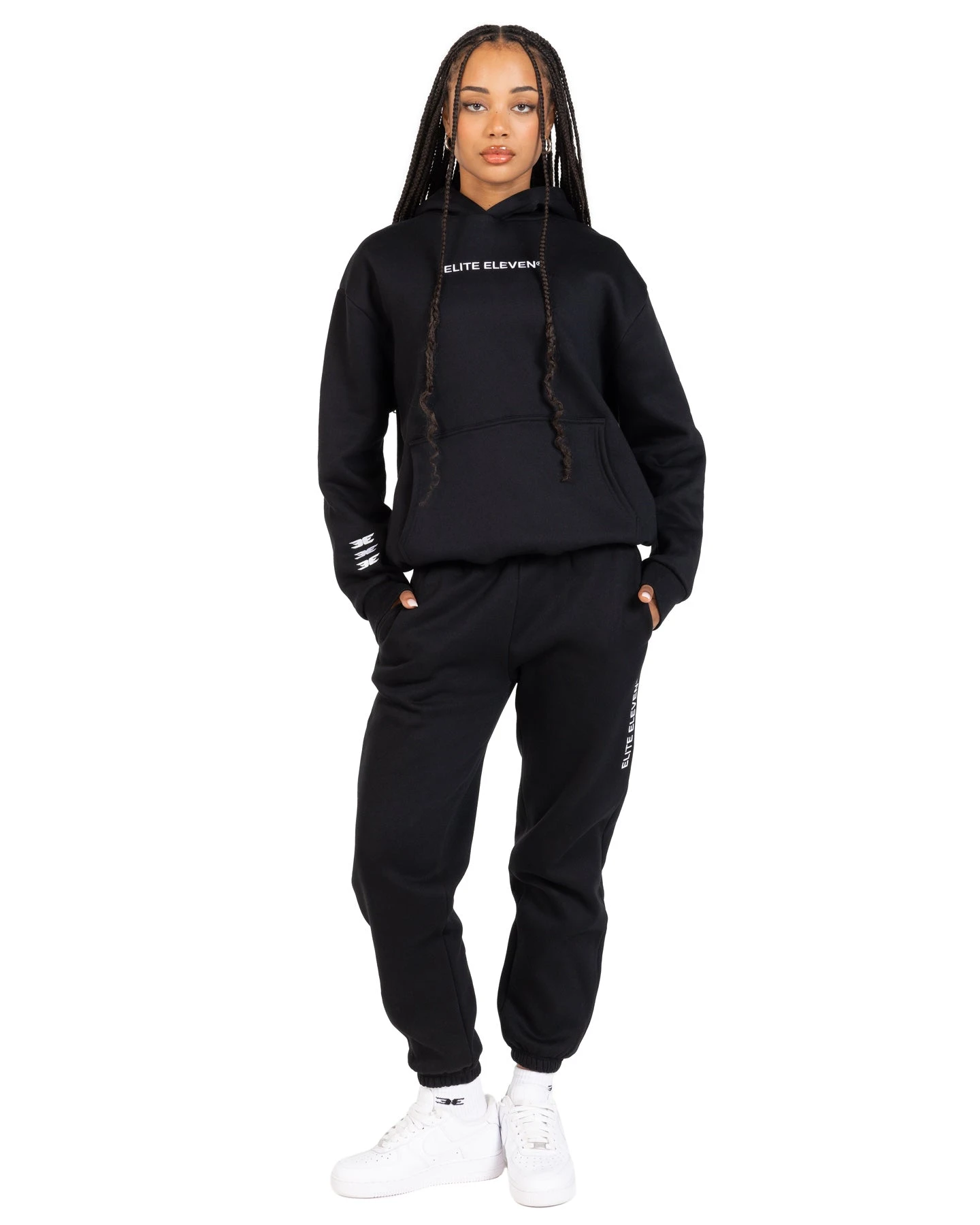 Elite Eleven Registered Hoodie - Black/White - Image 4