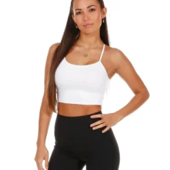 Elite Eleven Touch Cropped Tank - White