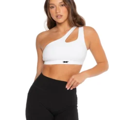 Elite Eleven Asymmetric Bra - White