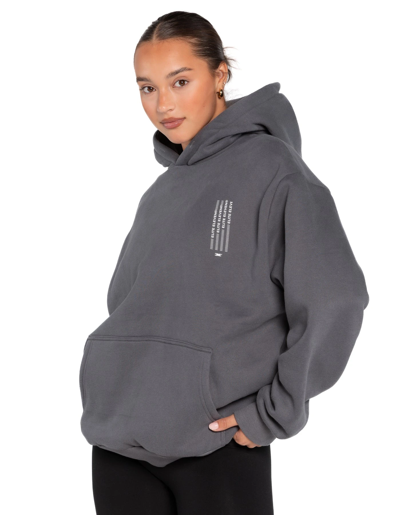 Elite Eleven Waterfall Hoodie - Slate - Image 2
