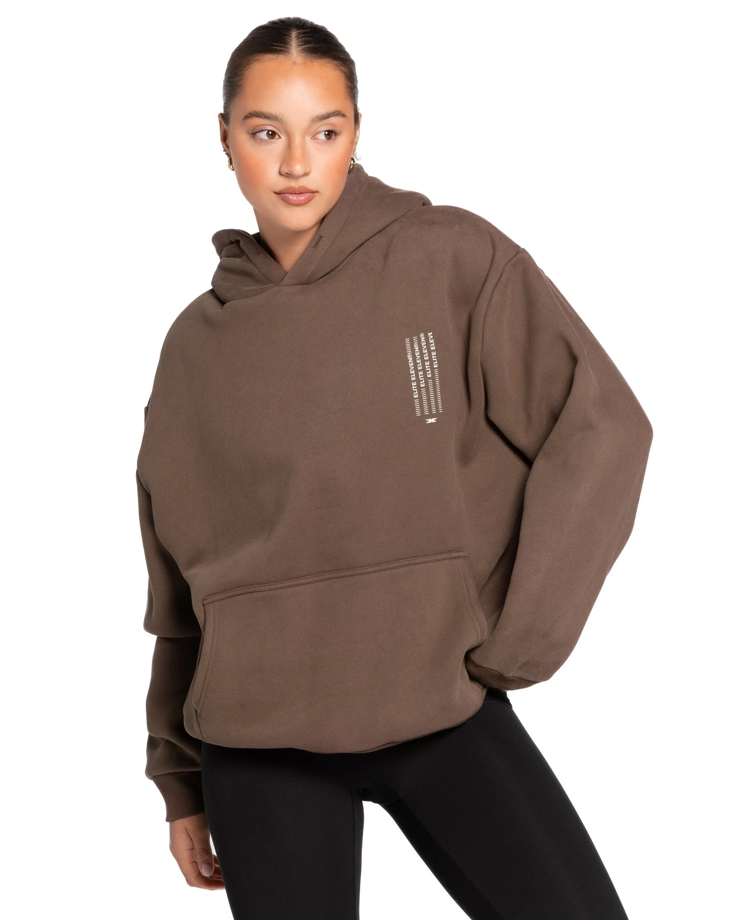 Elite Eleven Waterfall Hoodie - Brown - Image 2