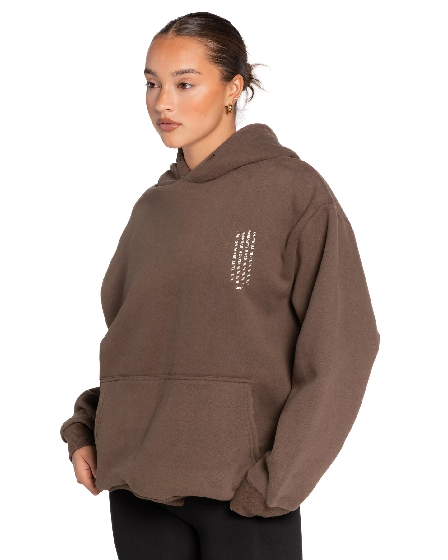 Elite Eleven Waterfall Hoodie - Brown - Image 4
