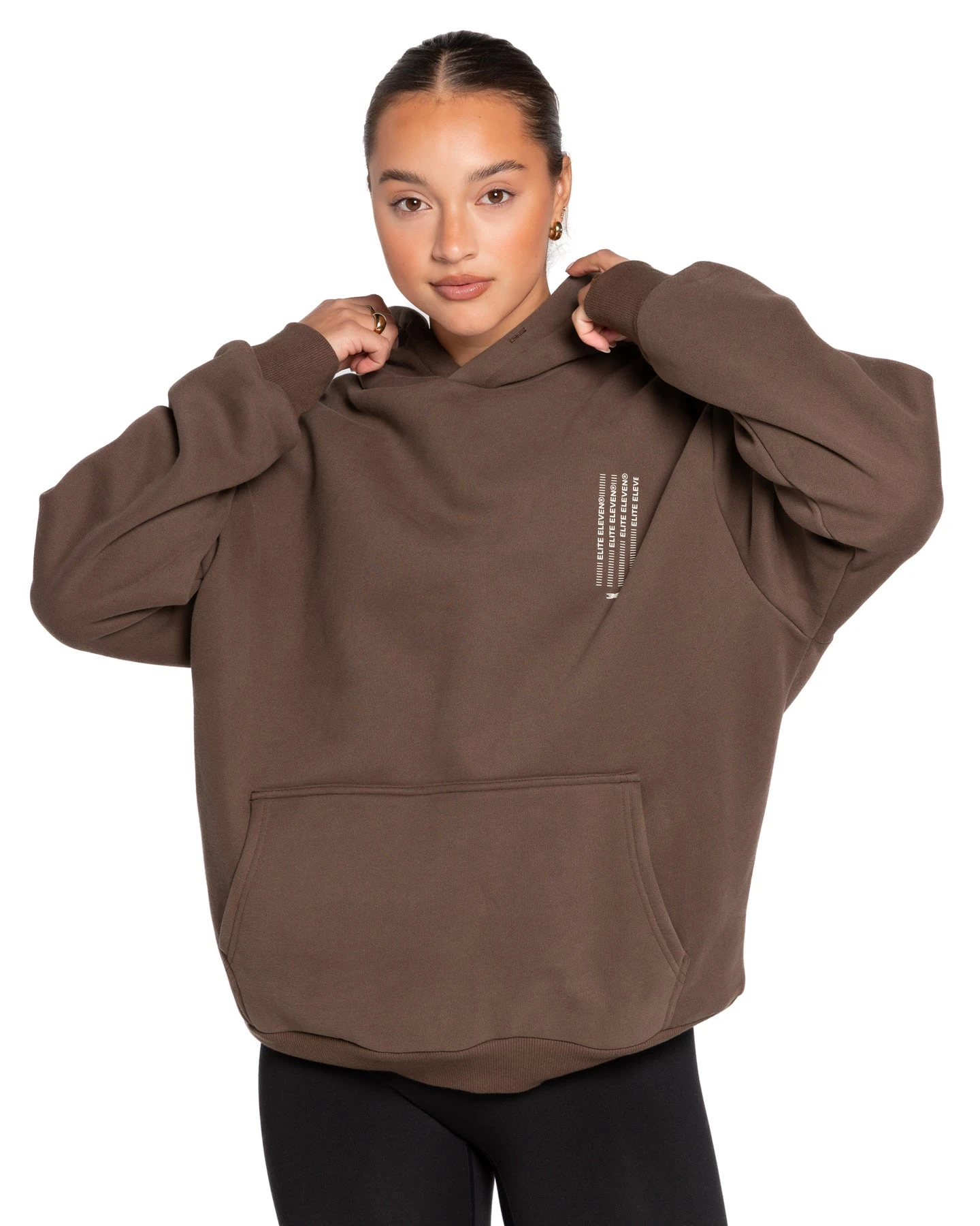 Elite Eleven Waterfall Hoodie - Brown - Image 8