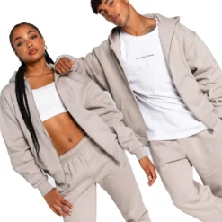 Elite Eleven Classic Zip Through - Taupe