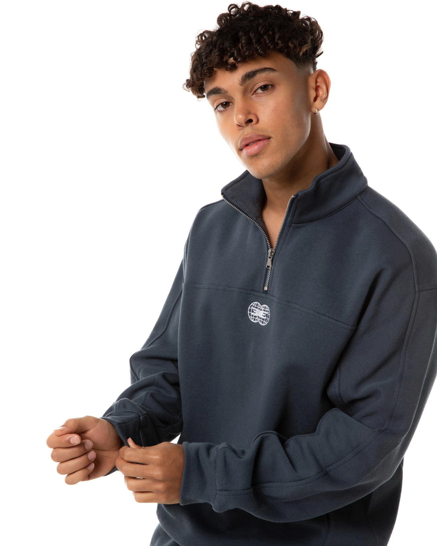 Elite Eleven Global Athletics 1/4 Zip - Navy - Image 7