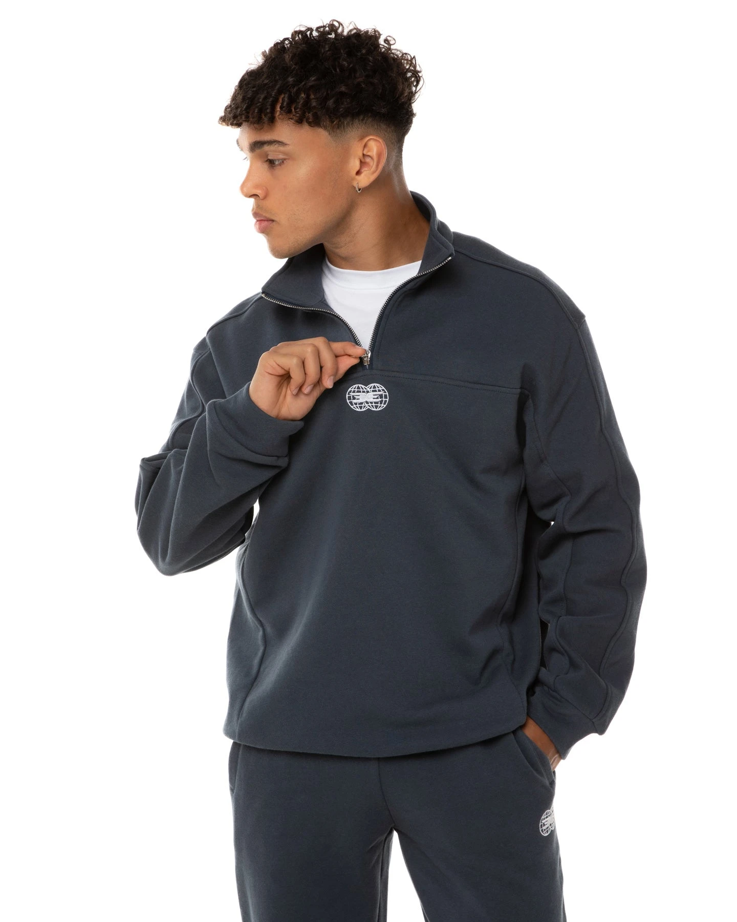 Elite Eleven Global Athletics 1/4 Zip - Navy