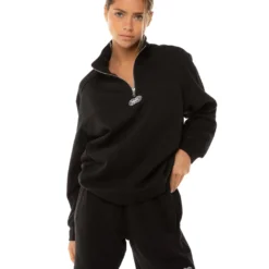 Elite Eleven Global Athletics 1/4 Zip - Black