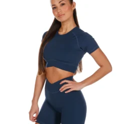 Elite Eleven Cross Over Tee - Navy Blue