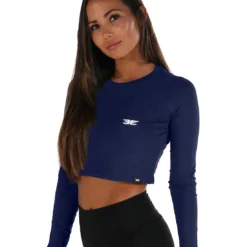 Elite Eleven EE Long Sleeve Crop - Navy