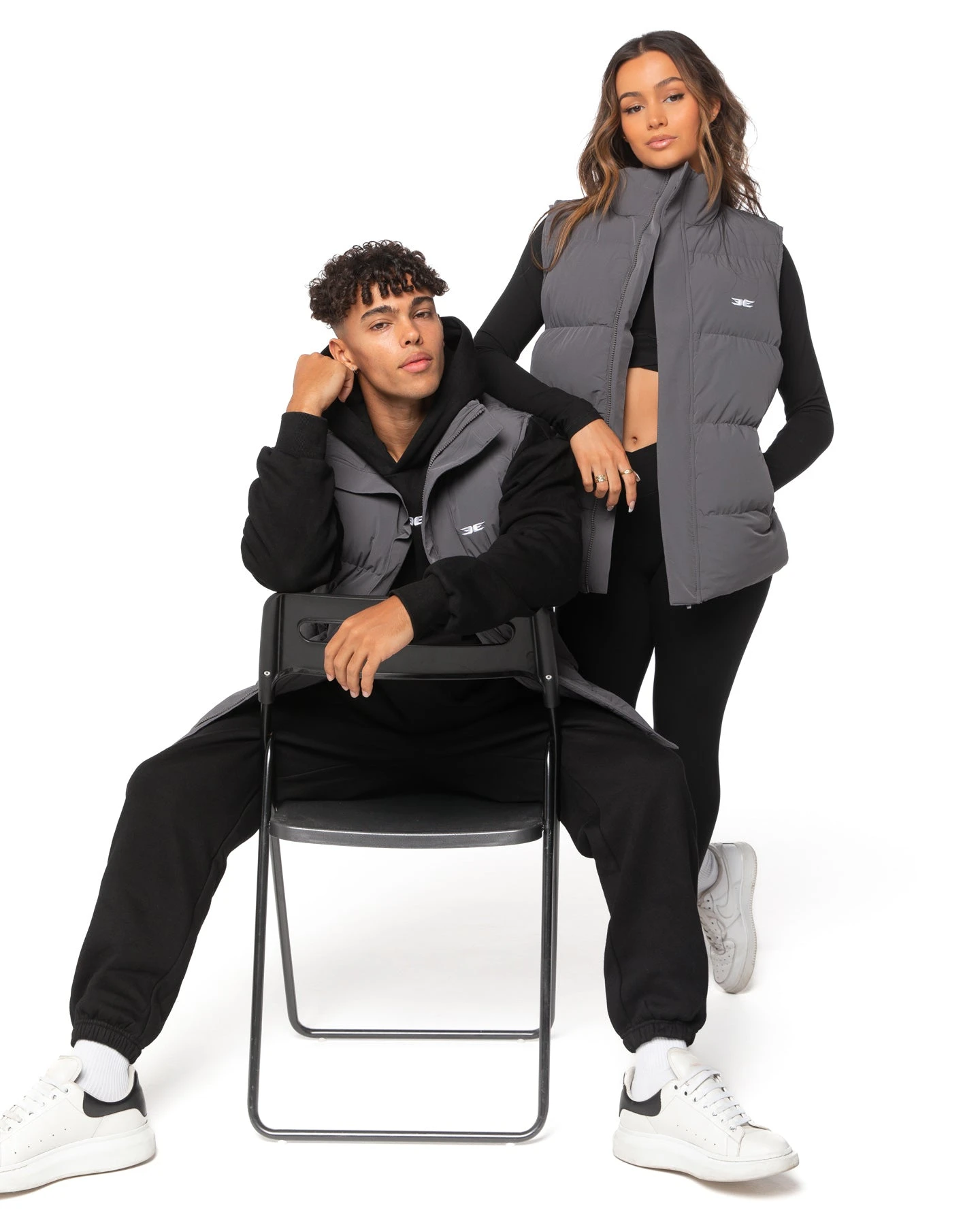 Elite Eleven Unisex Puffer Vest - Grey