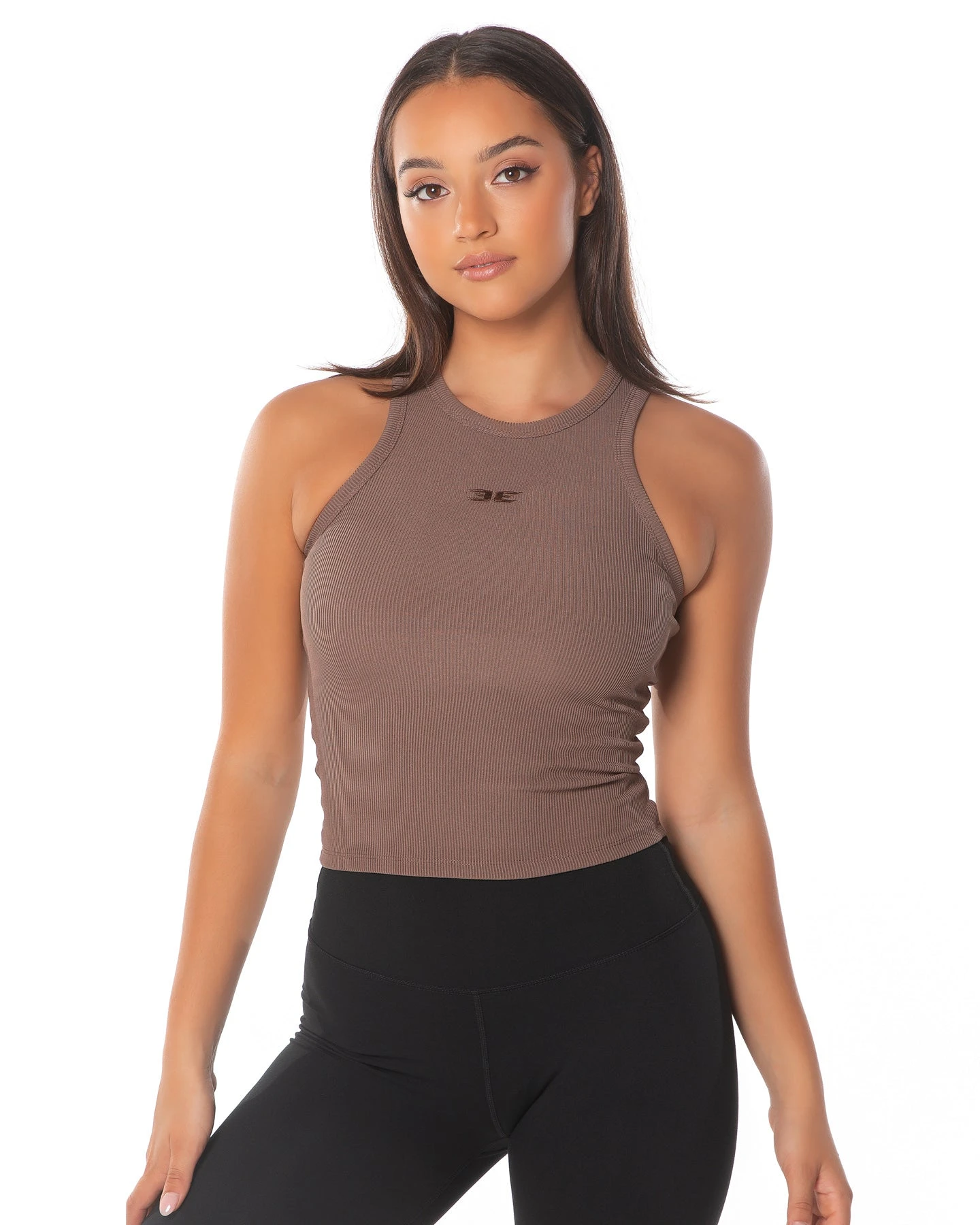 Elite Eleven Ribbed Singlet - Brown