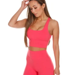 Elite Eleven EE Square Neck Bra - Sherbet