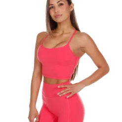 Elite Eleven Touch Cropped Tank - Sherbet